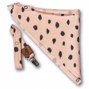 Bandanka z zawieszką Leopard Blush Hi Little One