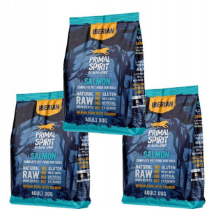 Primal Spirit Wieprzowina + Łosoś Zestaw 3x 1kg