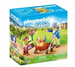 Babcia z chodzikiem 70194 4+ Playmobil