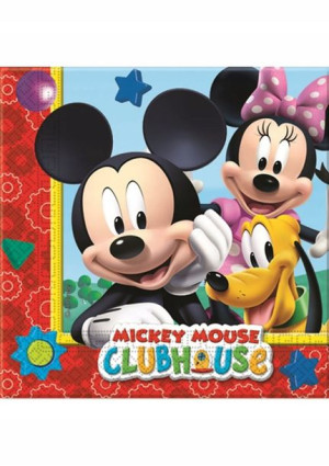 Serwetki papierowe Zabawa z Myszką Mickey 20 szt.