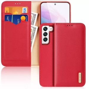 Dux Ducis etui z klapką ze skóry naturalnej portfel Samsung Galaxy S22