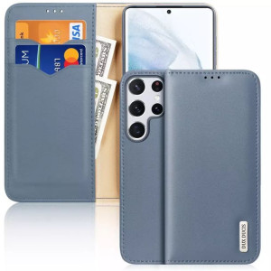 Dux Duci etui z klapką ze skóry naturalnej portfel Samsung Galaxy S22 Ultra