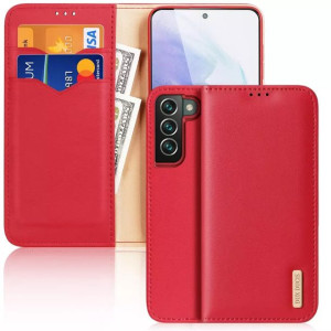 Dux Ducis etui z klapką ze skóry naturalnej portfel Samsung Galaxy S22+
