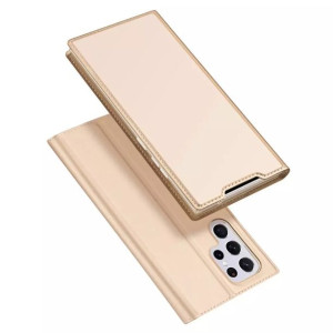 Dux Ducis Skin Pro kabura etui z klapką Samsung Galaxy S22 Ultra złoty