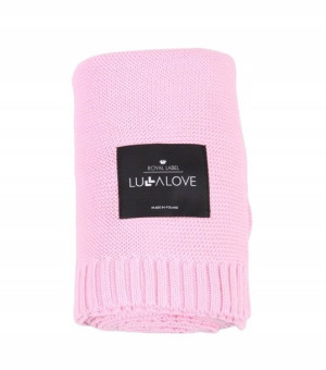 Bambusowy Koc 80x100cm Candy Pink Lullalove
