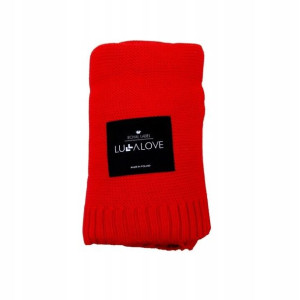 Bambusowy Koc 80x100cm Glamour Red Lullalove