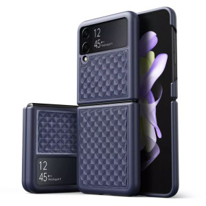 Dux Ducis Venice etui Samsung Galaxy Z Flip 4 skórzany pokrowiec niebieskie