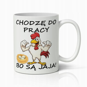 Kubek Biały Z Nadrukiem Śmieszny Prezent Do Pracy
