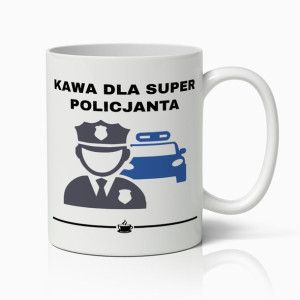 Kubek Premium Prezent Dla Super Policjanta