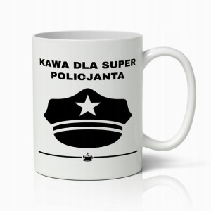 Kubek Premium Prezent Dla Super Policjanta