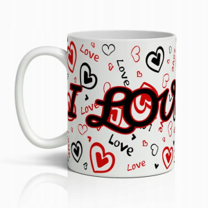 Kubek Prezent Na Walentynki I Love You Serca 11