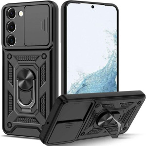 Etui Alogy Camshield Stand Ring do Samsung Galaxy S23 czarne