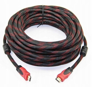 Kabel Przewód HDMI-HDMI 5m 3D 4K full HD w oplocie