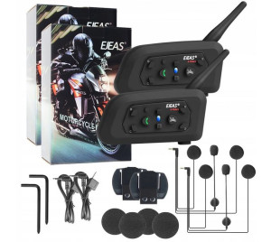 EJEAS V6 PRO interkom bluetooth motocyklowy 2 szt