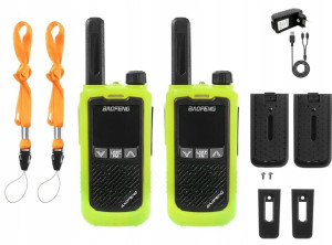 2x Krótkofalówka Baofeng BF-T17 walkie talkie + FM