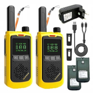 2x Krótkofalówka Baofeng BF-T17 walkie talkie + FM