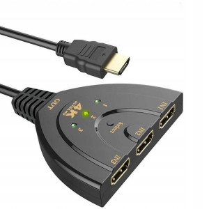SWITCH Rozdzielacz HDMI 3 w 1 3D 4K*2K HDCP Wwa