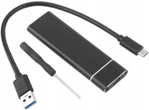 Obudowa dysku SSD M.2 USB typ C 3.0 aluminiowa