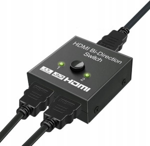 Switch HDMI 2x1 Rozdzielacz Splitter 4Kx2K full HD