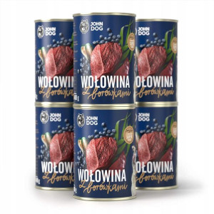 John Dog Berry Line Wołowina 67% borówka 6x800gr
