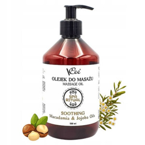 Olejek Do Masażu Naturalny Vcee Makadamia 500 Ml