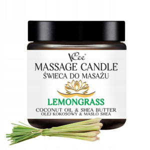 Świeca Do Masażu Vcee Ujędrniająca 80g Lemongrass