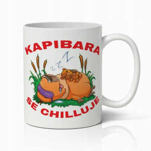 Kubek Kapibara Śmieszny Prezent Na Urodziny Chill