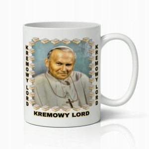 Kubek Papież Kremówka Jan Paweł Ii Kremowy Lord 1