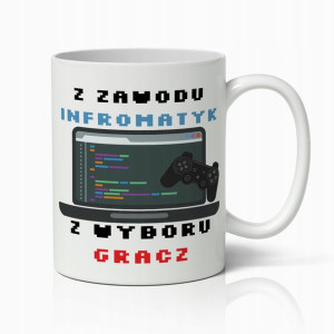 Kubek Premium Dla Informatyka Gracza Do Pracy