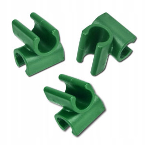 Łącznik kątowy do tyczek ogrodowych 1,1cm 10szt