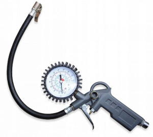 Pistolet do pompowania kół z manometrem STG05