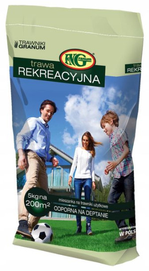 Trawa Ogrodowa Rekreacyjna Na Grunty Żyzne 5kg