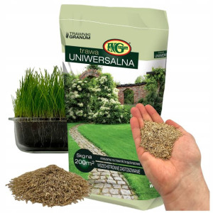 TRAWA Uniwersalna Tradycyjna Ogrodowa 5kg Na 200m2