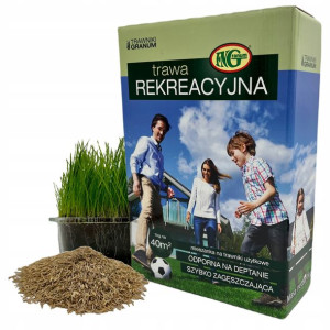 TRAWA Rekreacja Ogrodowa Na grunty Żyzne 1kg/40m2