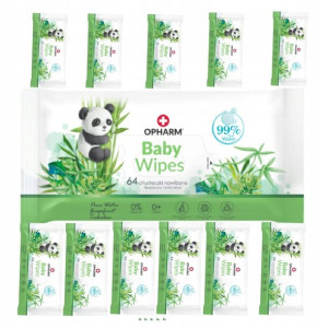 768 Sztuk Chusteczki Nawilżane Opharm Baby Wipes