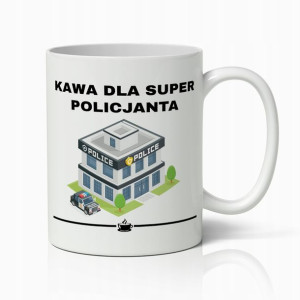 Kubek Premium Prezent Dla Super Policjanta