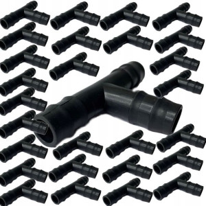 Trójnik Łącznik Do Linii Wtyk Na Wąż 16mm 100sztuk