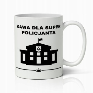 Kubek Premium Prezent Dla Super Policjanta