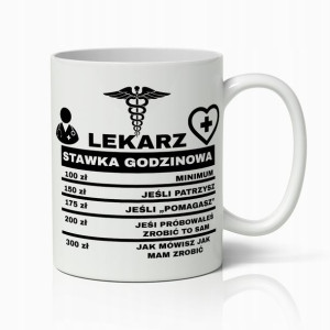 Kubek Premium Śmieszny Prezent Dla Doktora Lekarza