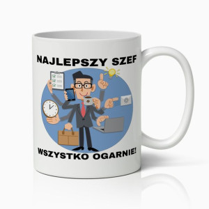 Kubek Śmieszny Prezent Dla Szefa Do Pracy Do Biura