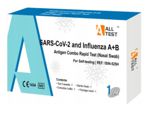 Test Combo Antygenowy Wymazowy Covid-19 Grypa A+b
