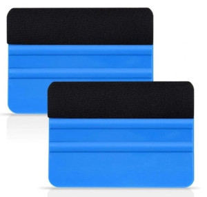 2x Rakla Z Filcem Do Aplikacji Folii Carbon Oklein