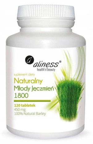 ALINESS Naturalny Młody Jęczmień 120 tabletek