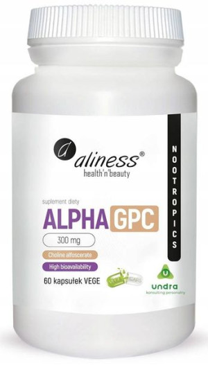 ALINESS ALPHA GPC 300 mg x 60 Vege caps CHOLINA