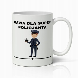 Kubek Premium Prezent Dla Super Policjanta