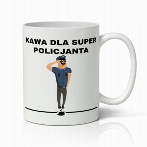 Kubek Premium Prezent Dla Super Policjanta