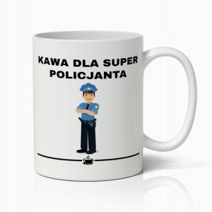 Kubek Premium Prezent Dla Super Policjanta