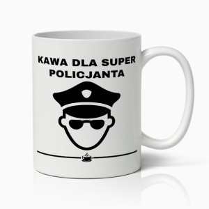 Kubek Premium Prezent Dla Super Policjanta