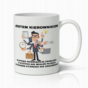Kubek Premium Śmieszny Prezent Dla Kierownika