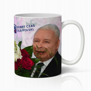Kubek Śmieszny Prezesa Pis Jarosław Kaczyński 1
